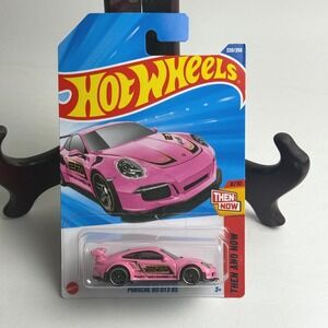 Hot Wheels Porsche 911 GT3 RS Pink Then and Now 8/10 220/250 Diecast JBB35-N7C5